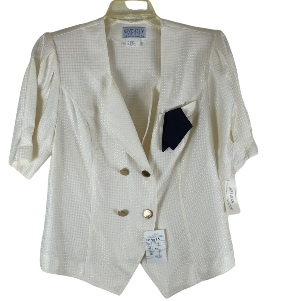 NWT Givenchy new/old stock wool blend blazer. Size 14/42.